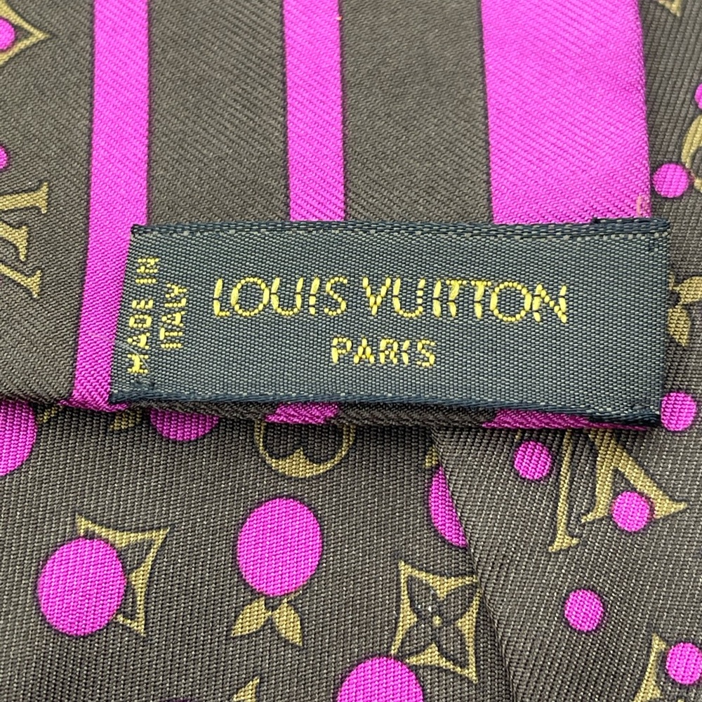 Louis Vuitton Perforated Dots Bandeau Neckerchief Scarf Chocker Twilly Wrap Rare - Picture 4 of 16